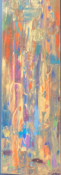 Œuvre contemporaine nommée « Champs de fleurs », Réalisée par MANUELLE FERRERO