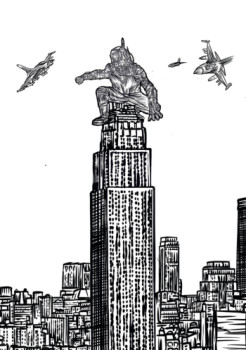 Œuvre contemporaine nommée « Ant Man Empire State Building », Réalisée par ERIC ERIC