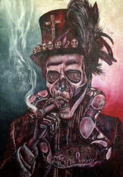 Œuvre contemporaine nommée « Baron Samedi », Réalisée par ERIC ERIC