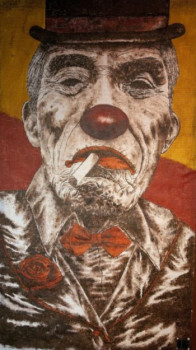 Œuvre contemporaine nommée « Old Clown », Réalisée par ERIC ERIC