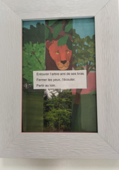 Œuvre contemporaine nommée « AMIS 2 », Réalisée par LIELIE SELLIER