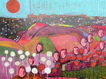 Œuvre contemporaine nommée « Sur la route », Réalisée par MAPIE