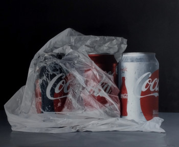 Œuvre contemporaine nommée « "Tres latas" », Réalisée par MIGUEL áNGEL NúñEZ