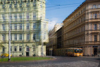 Œuvre contemporaine nommée « Tramway de Prague (ref 50224) », Réalisée par VENTURELLI