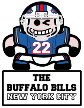 Œuvre contemporaine nommée « Les Bab’s Les Buffalo Bills », Réalisée par ERIC ERIC