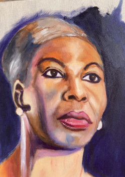 Œuvre contemporaine nommée « Nina », Réalisée par MANEL MONTAñES
