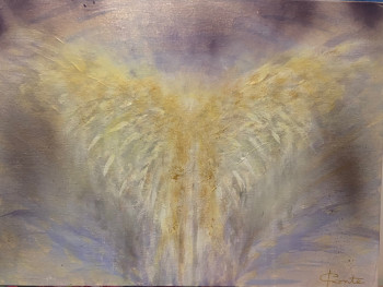 Œuvre contemporaine nommée « Mon ange », Réalisée par PAOLA CONTE « PAO »
