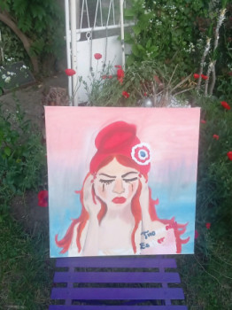 Œuvre contemporaine nommée « La Marianne en pleurs... », Réalisée par ELLE *