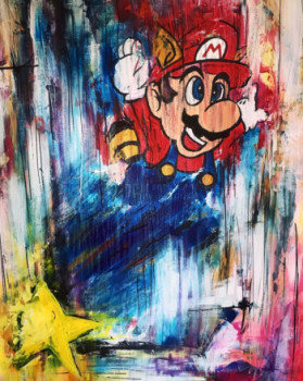 Œuvre contemporaine nommée « Super Mario », Réalisée par AMéLIE KOUNKOU