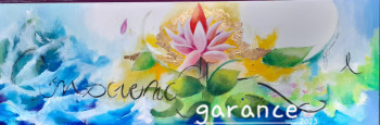 Œuvre contemporaine nommée « Fleur de conscience », Réalisée par GARANCE