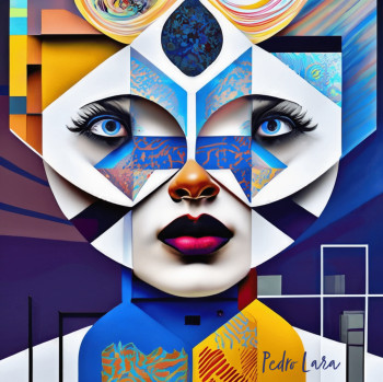 Œuvre contemporaine nommée « Introspección Abstracta », Réalisée par PEDRO LARA