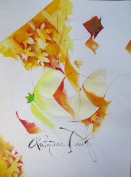Œuvre contemporaine nommée « Autumn leaf », Réalisée par GARANCE