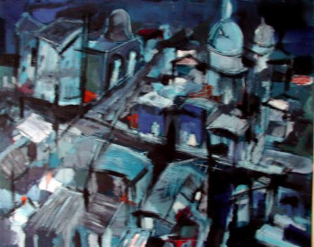 Œuvre contemporaine nommée « Bombay district II », Réalisée par CHRISTIAN MENARD