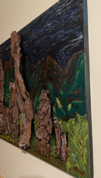 Œuvre contemporaine nommée « Bosque en relieve », Réalisée par XADIPAS