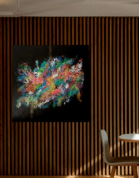 Œuvre contemporaine nommée « Abstrait Kross », Réalisée par ARTC - TIPHANIE CHERY