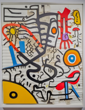 Œuvre contemporaine nommée « reaction de reactionnaire », Réalisée par TEDRUB