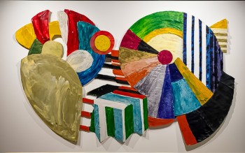 Œuvre contemporaine nommée « delaunesquerie 2 », Réalisée par TEDRUB