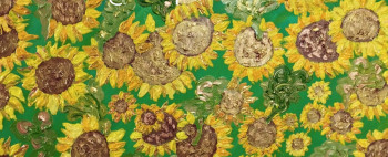 Œuvre contemporaine nommée « Girasoles en Fresneda », Réalisée par NANIF