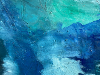Œuvre contemporaine nommée « la mer », Réalisée par VIRGINIA TANSU