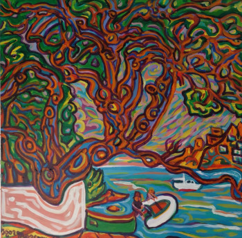 Œuvre contemporaine nommée « Vaine escale à cala Rajada. », Réalisée par IGOR MARCEAU