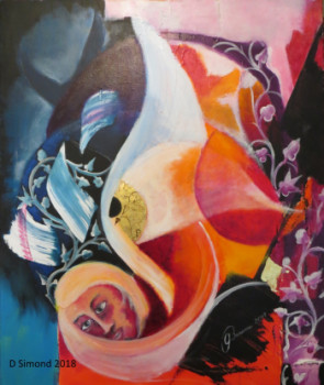 Œuvre contemporaine nommée « La voie de l'ange », Réalisée par GARANCE