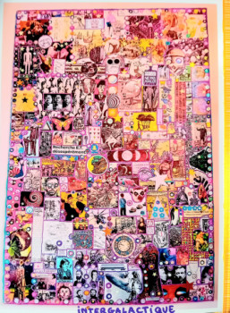 Œuvre contemporaine nommée « Intergalactique. », Réalisée par TO A SEA HORSE
