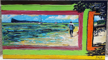Œuvre contemporaine nommée « Vue sur le Coin de Mire », Réalisée par STEFH2K
