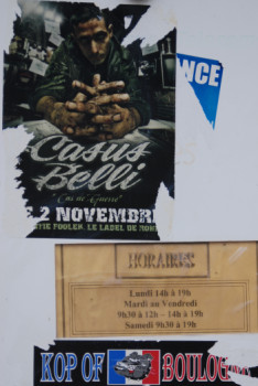 Œuvre contemporaine nommée « j'mafiche N°1 », Réalisée par JOëL COUTEAU