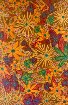 Œuvre contemporaine nommée « Jardin 1 », Réalisée par PAULINE