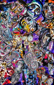 Œuvre contemporaine nommée « Créa287 », Réalisée par LAURENT YVON