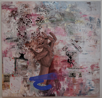 Œuvre contemporaine nommée « Ethereal Synergy », Réalisée par PATRICIA CHAYKIN