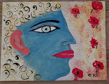 Œuvre contemporaine nommée « Acrylique, 20x25cm, », Réalisée par LA ROSE DES PRéS