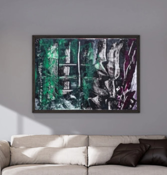 Œuvre contemporaine nommée « ,,Metal,, », Réalisée par ADRIANA STROE