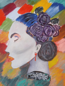 Œuvre contemporaine nommée « Mujer andaluza », Réalisée par TERESA SEGARRA