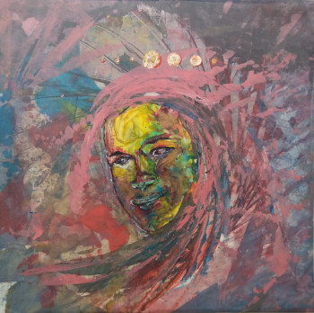 Œuvre contemporaine nommée « Romane M. », Réalisée par LEDAV