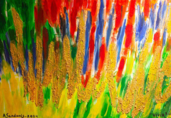 Œuvre contemporaine nommée « "VIVIR al cuadrado », Réalisée par ANA SANDONIS