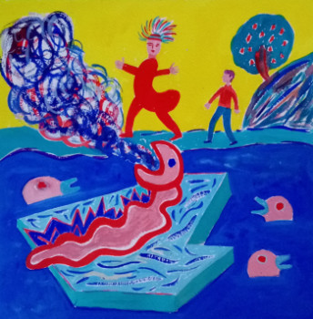 Œuvre contemporaine nommée « liaisons dangereuses », Réalisée par LAMOUR