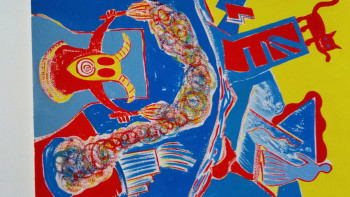 Œuvre contemporaine nommée « sortilège dévastateurs », Réalisée par LAMOUR