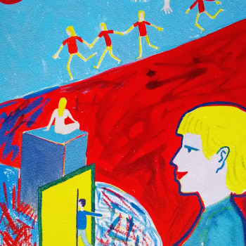 Œuvre contemporaine nommée « une vie passée », Réalisée par LAMOUR
