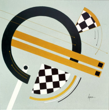 Œuvre contemporaine nommée « Harmonie centrique », Réalisée par ARTTHéA