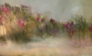 Œuvre contemporaine nommée « A fleurs d'eau », Réalisée par LILA BETTIN