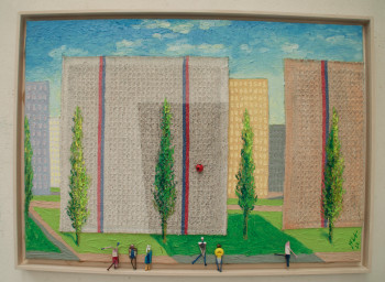 Œuvre contemporaine nommée « Citée verte », Réalisée par JEAN-FRANçOIS LESENFANS
