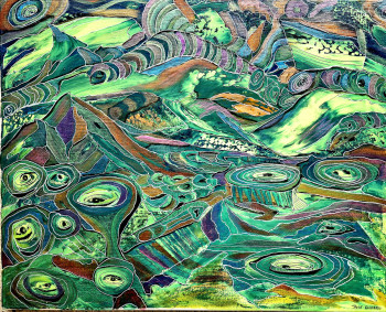 Œuvre contemporaine nommée « Délirant », Réalisée par ROSE GUIHARD