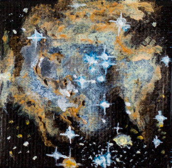 Œuvre contemporaine nommée « Kleine Magellansche Wolke », Réalisée par ABDELGHAFAR