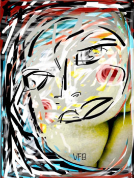 Œuvre contemporaine nommée « « Dans mes yeux » (2 œuvres) », Réalisée par VFB VALéRIE FONTANIER BELZA