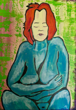Œuvre contemporaine nommée « Vierge aquatique », Réalisée par LORNA
