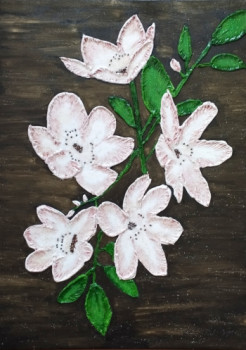 Œuvre contemporaine nommée « ,,Flores,, », Réalisée par ADRIANA STROE