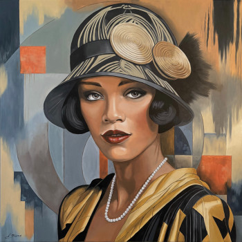Œuvre contemporaine nommée « Amy », Réalisée par ELISABETH MIONE