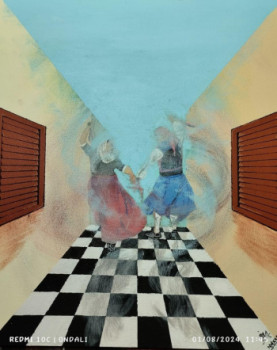Œuvre contemporaine nommée « Ball de Bot 2, en cualquier entorno (Vendido) », Réalisée par ANTONIO CERON