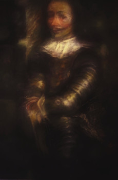 Œuvre contemporaine nommée « D'après un Ancien Maître, Portrait de Giovan Francesco », Réalisée par LA CIGOGNE